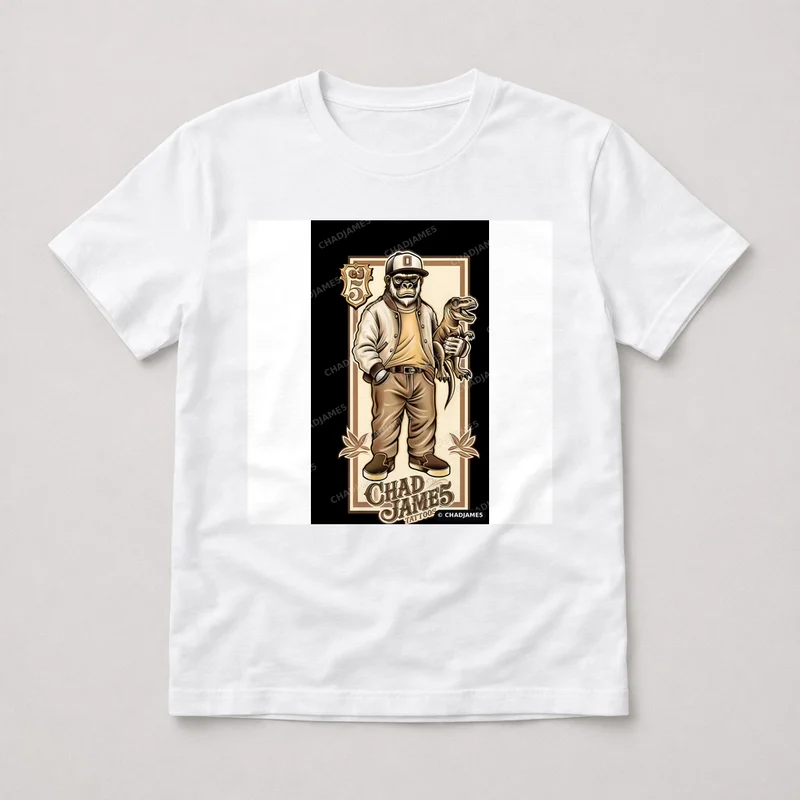 CJ5 Gorilla and Rex Tee
