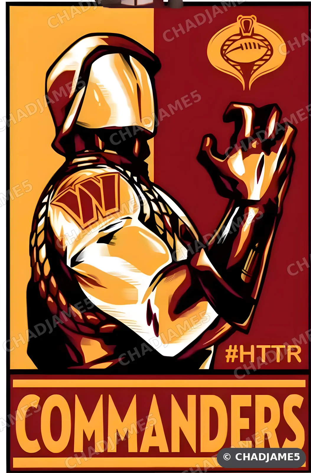 Commanders Poster