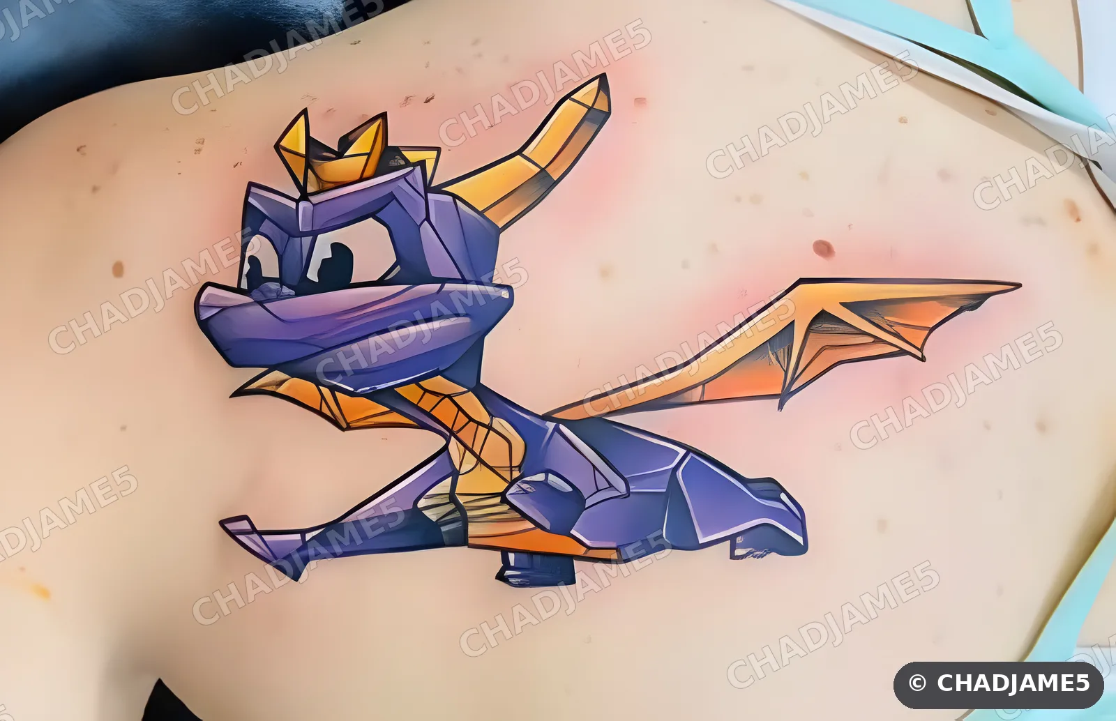 Spyro Shoulder Piece