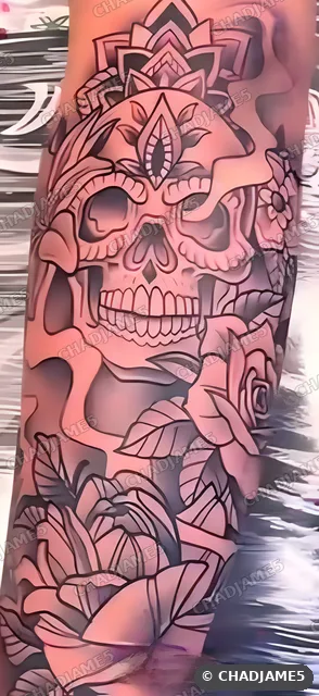 Sugar Skull Sleeve