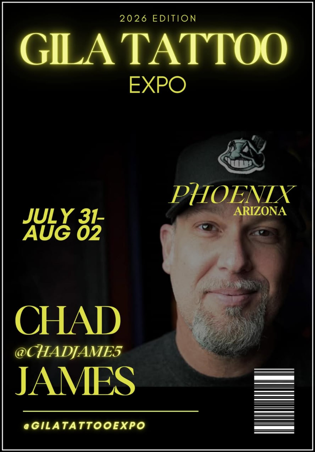 Chad James: On the cover
